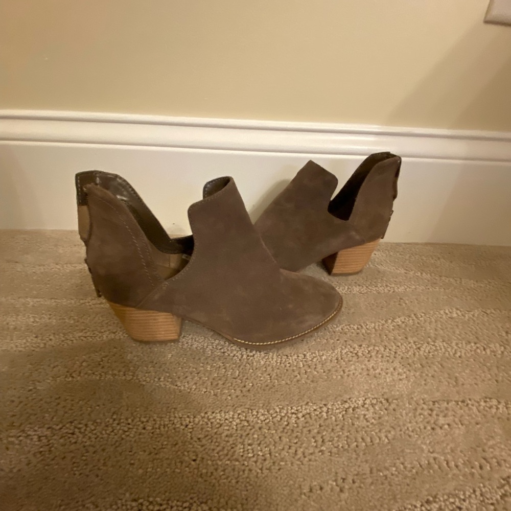 Taupe booties